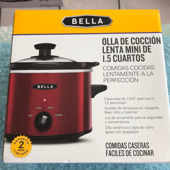 Bella 1.5Qt slow cooker slow cook meals to perfect - Picture 3 of 4